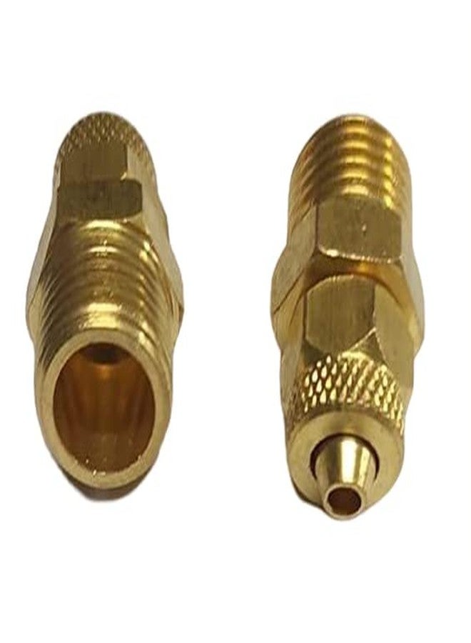 CRAFTSFY 3/8" X 8 MM brass Pneumatic Push Bras Tubing Connector Pneumati Quick Fittings 3/8" X 8 M OD Pneumatic Connector Quick brass Conector Air Fittings Size:3/8 X 8 MM (2pc) - Image 4